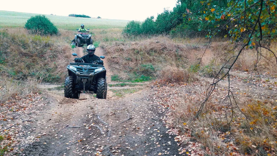 Extreme jízda na čtyřkolkách pro dva