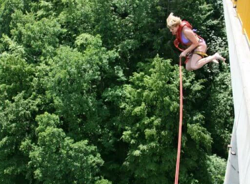 Swing jumping