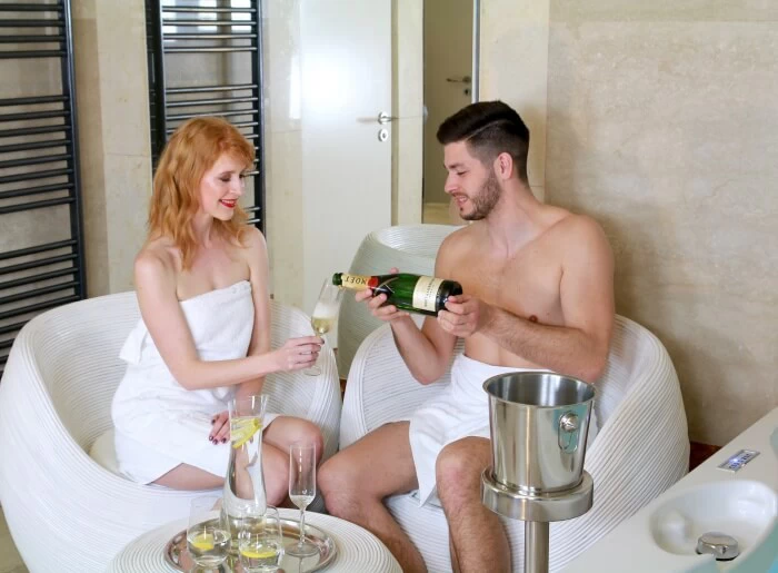 Privátní wellness se saunou a vířivkou