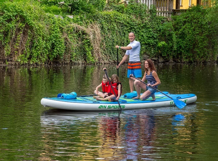 Na big paddleboardu do Zlaté Koruny