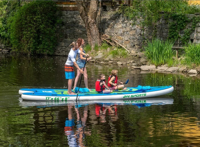 Na big paddleboardu do Zlaté Koruny