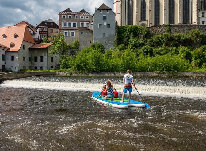 Na big paddleboardu do Zlaté Koruny