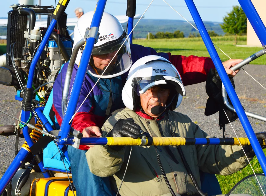 Pilotem motorového rogala