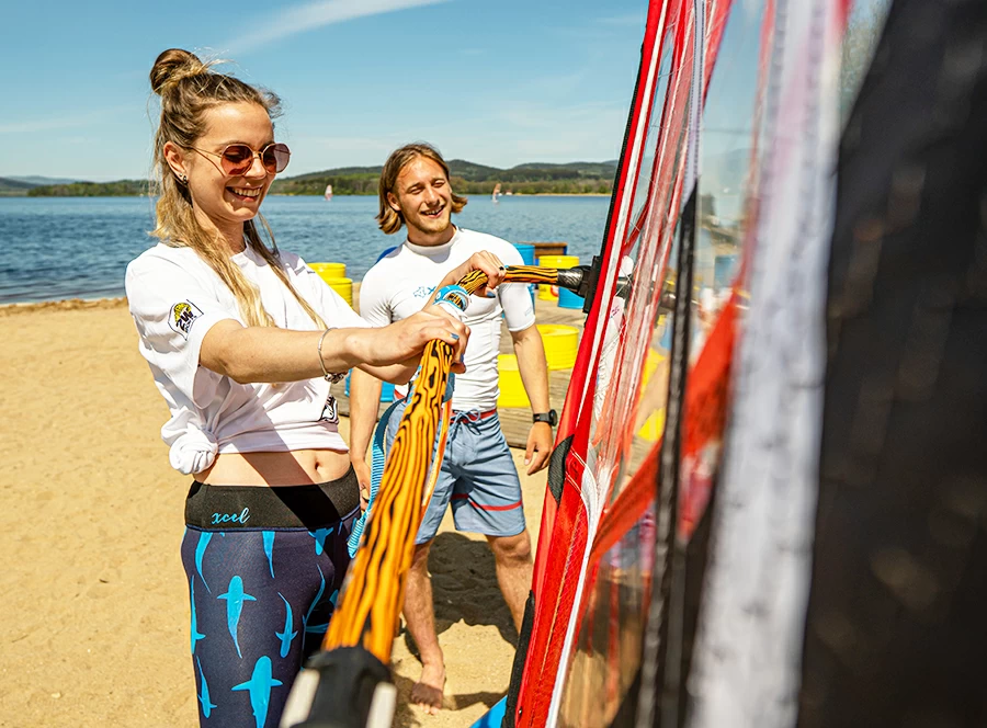 Kurz windsurfingu s Petrem Čechem