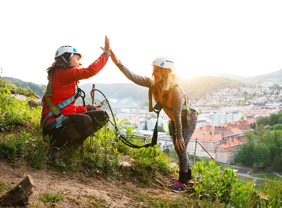 Dva dny na via ferrata v Děčíně