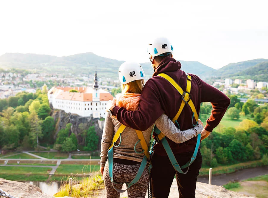 Dva dny na via ferrata v Děčíně