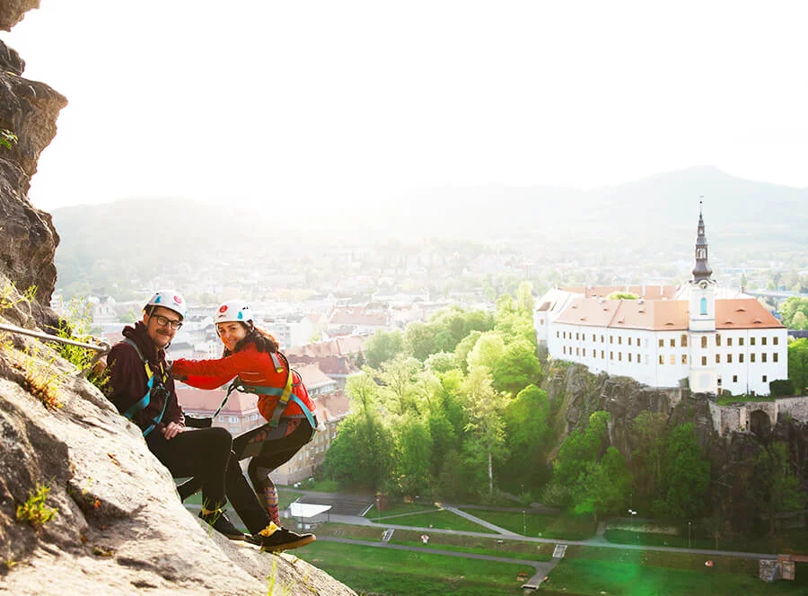 Dva dny na via ferrata v Děčíně