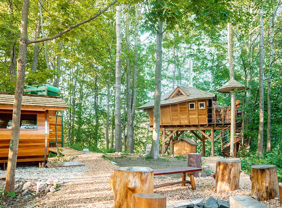 Rodinný pobyt v treehouse