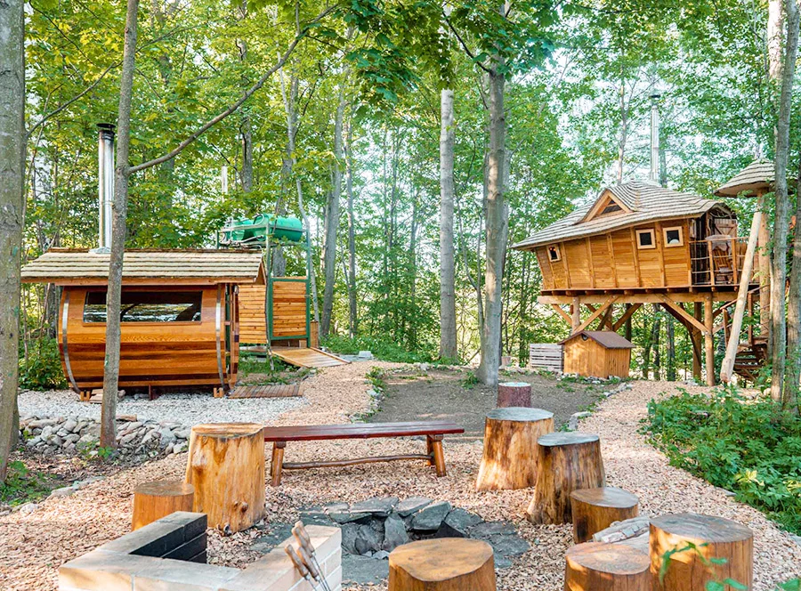 Rodinný pobyt v treehouse