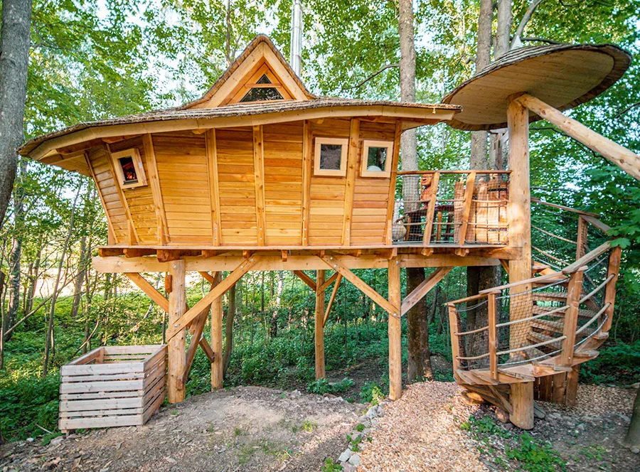 Rodinný pobyt v treehouse