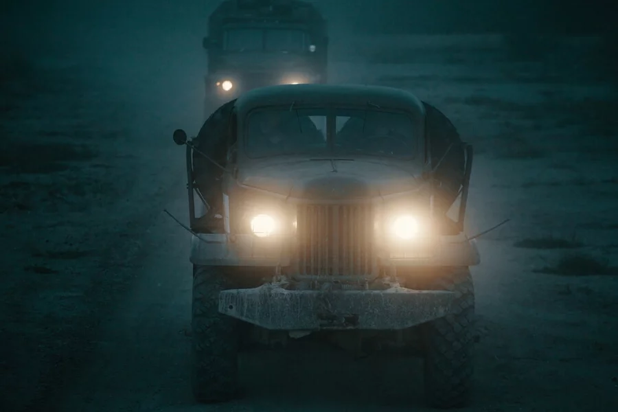 Řízení vojenského nákladního vozu Tatra 815