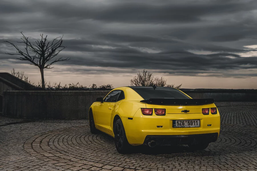 Filmová jízda v Chevroletu Camaro Bumblebee