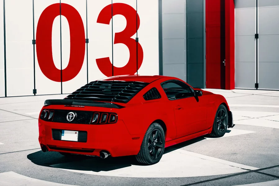 Jízda ve Fordu Mustang 2014