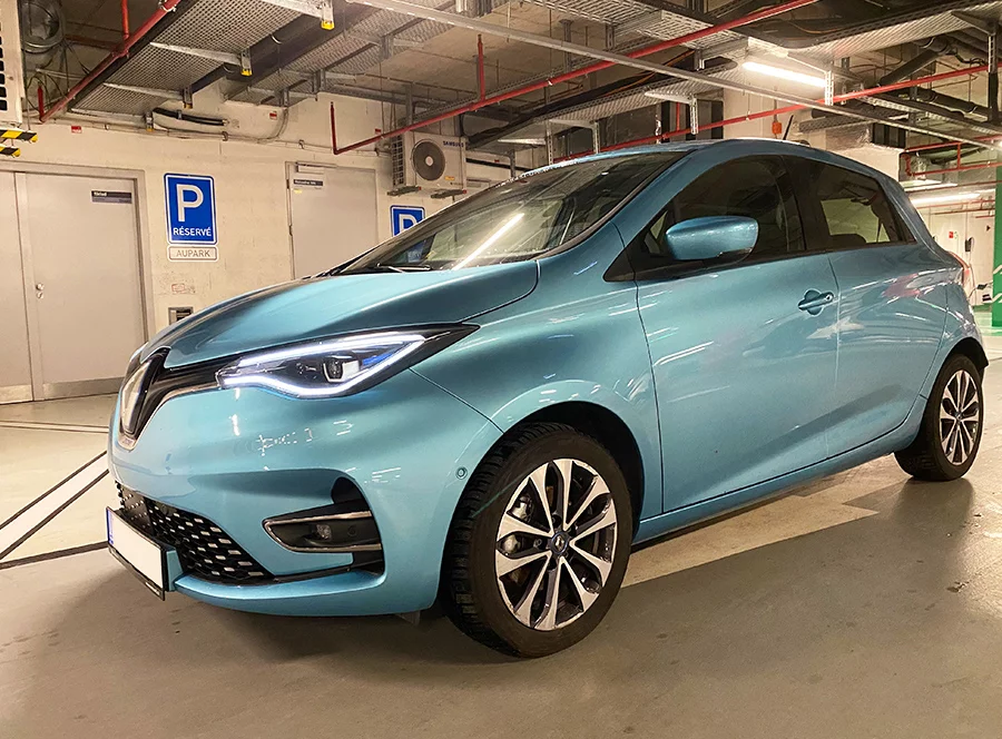 Jízda v elektromobilu ZOE