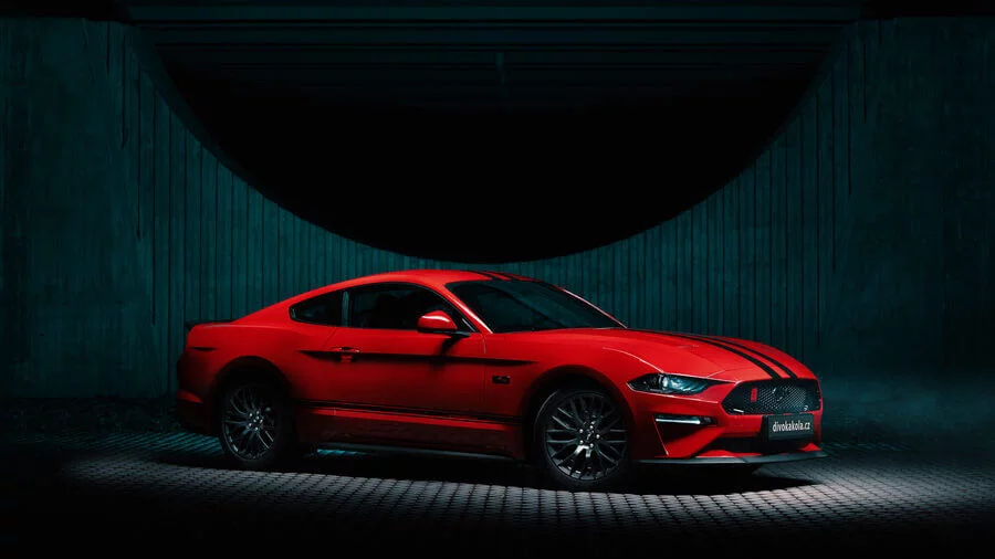 Pronájem Fordu Mustang Coyote V8 v Praze