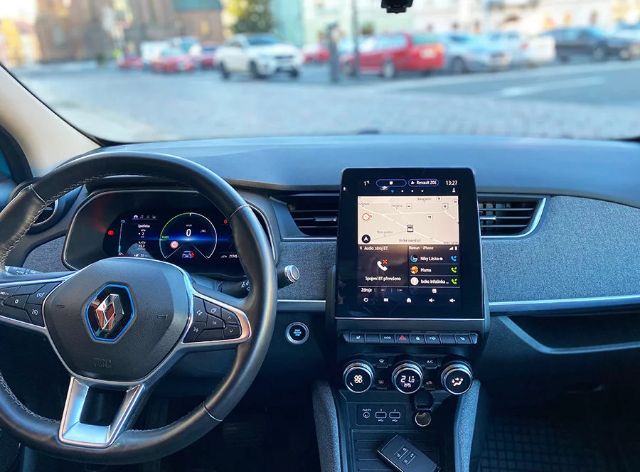 Jízda v elektromobilu ZOE