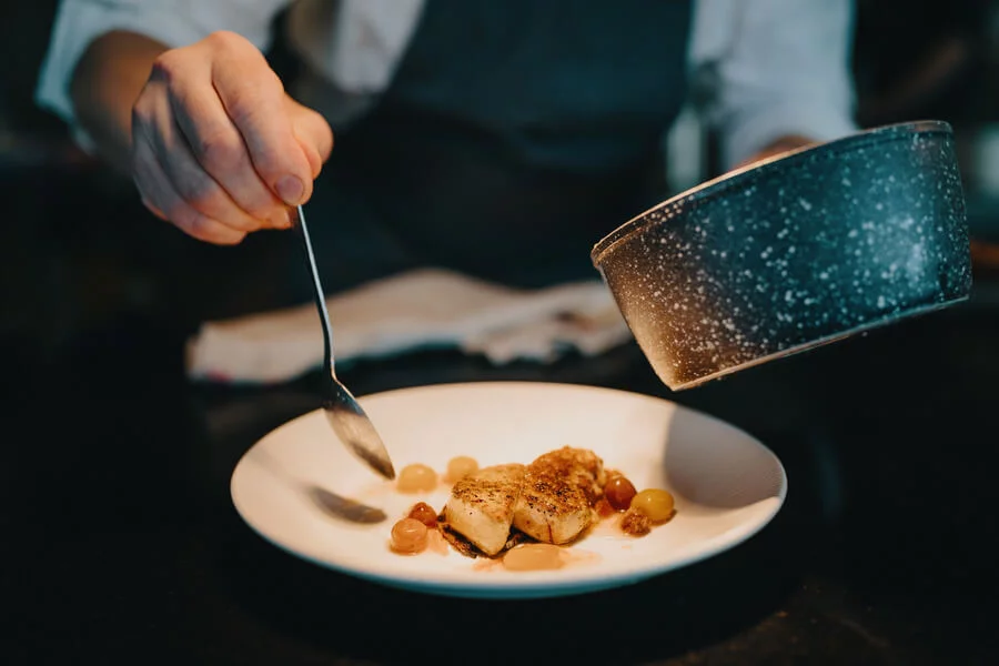 Vyhlídkový let s degustačním menu