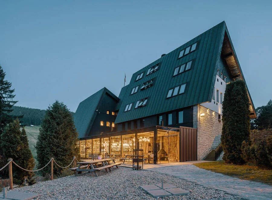 4chodové menu v restauraci Končina v Harrachově