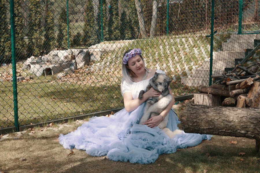 Návštěva polárních lišek s krmením a procházkou