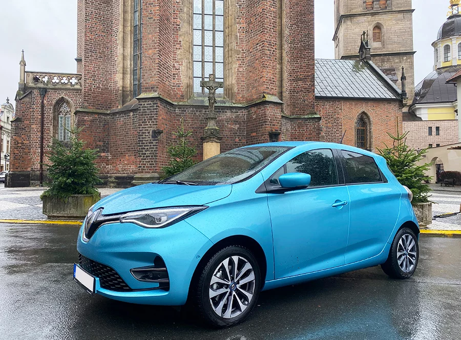 Jízda v elektromobilu ZOE