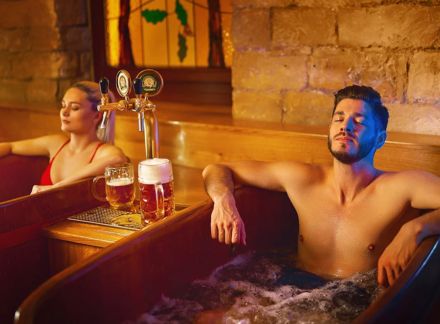 Luxusní pivní wellness v Praze - SPA BEERLAND