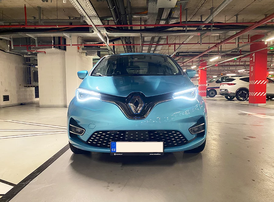 Jízda v elektromobilu ZOE
