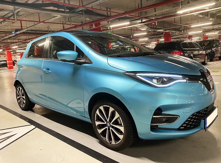 Jízda v elektromobilu ZOE