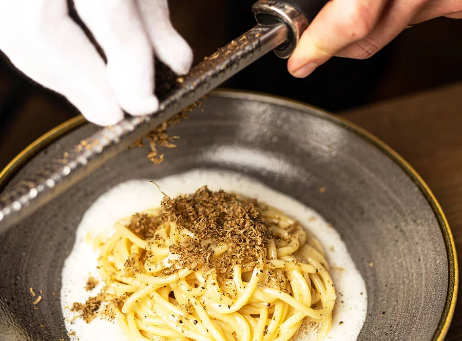 Degustační menu s víny v restauraci Amano