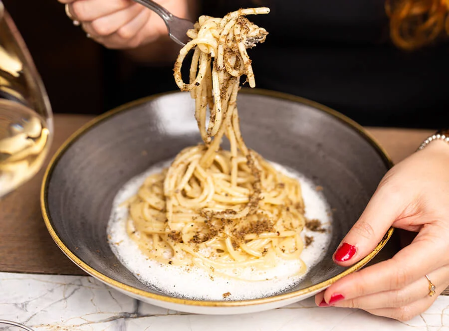 Degustační menu s víny v restauraci Amano