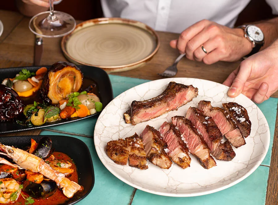 Degustační menu s víny v restauraci Amano