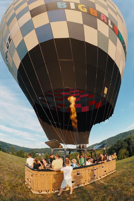 Let balónem ve velkém koši ČR