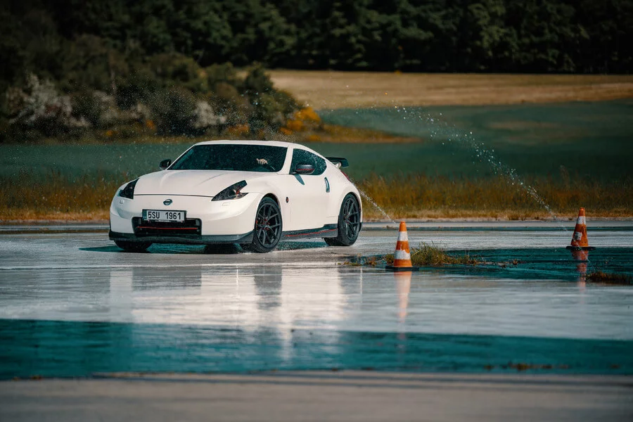 Škola smyku s Nissan 370Z Nismo v Příbrami