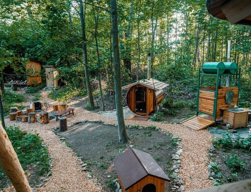 Pobyt v treehouse s vlastní saunou