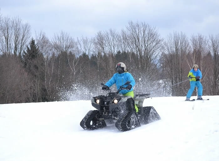 Adrenalinový motoskijöring