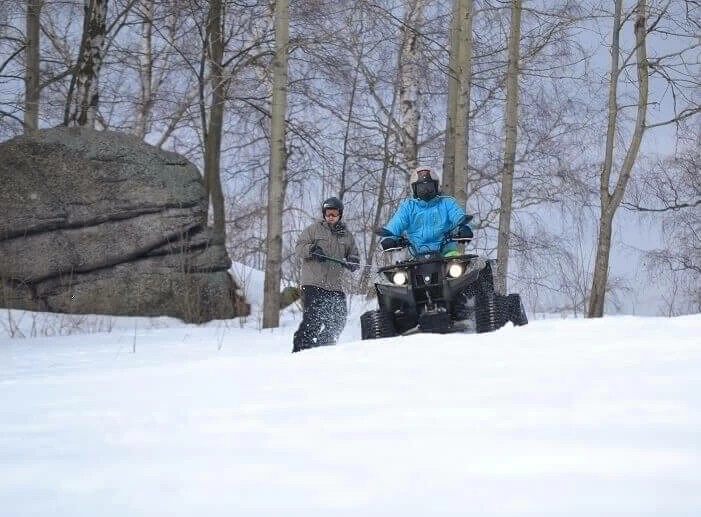 Adrenalinový motoskijöring