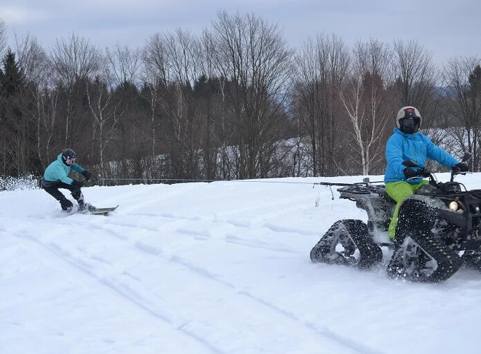 Ochutnávka motoskijöringu