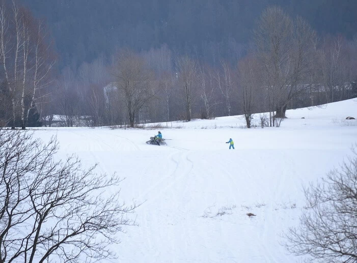 Adrenalinový motoskijöring