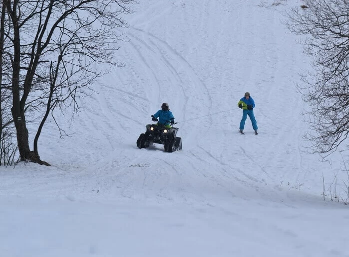 Ochutnávka motoskijöringu