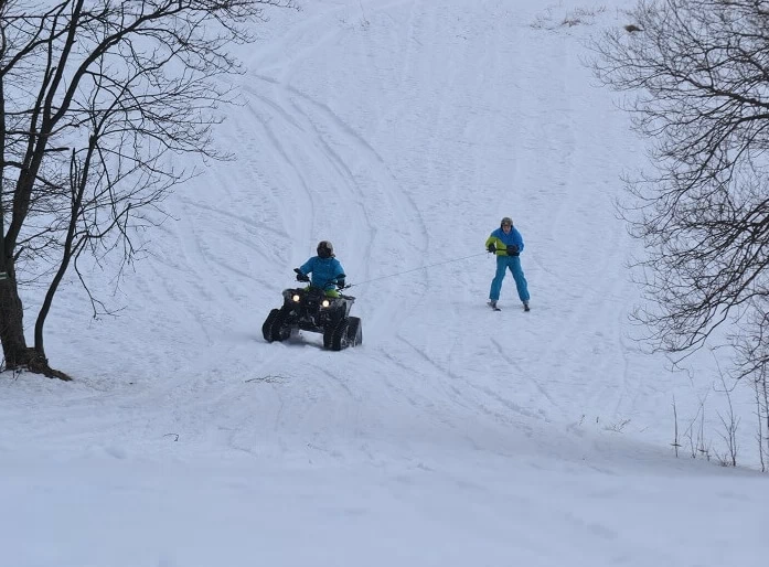Adrenalinový motoskijöring