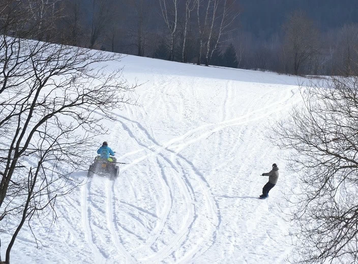 Adrenalinový motoskijöring