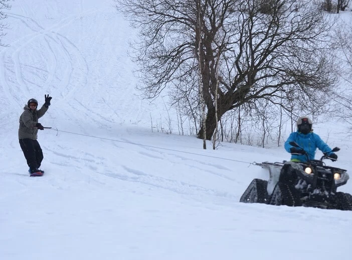 Ochutnávka motoskijöringu