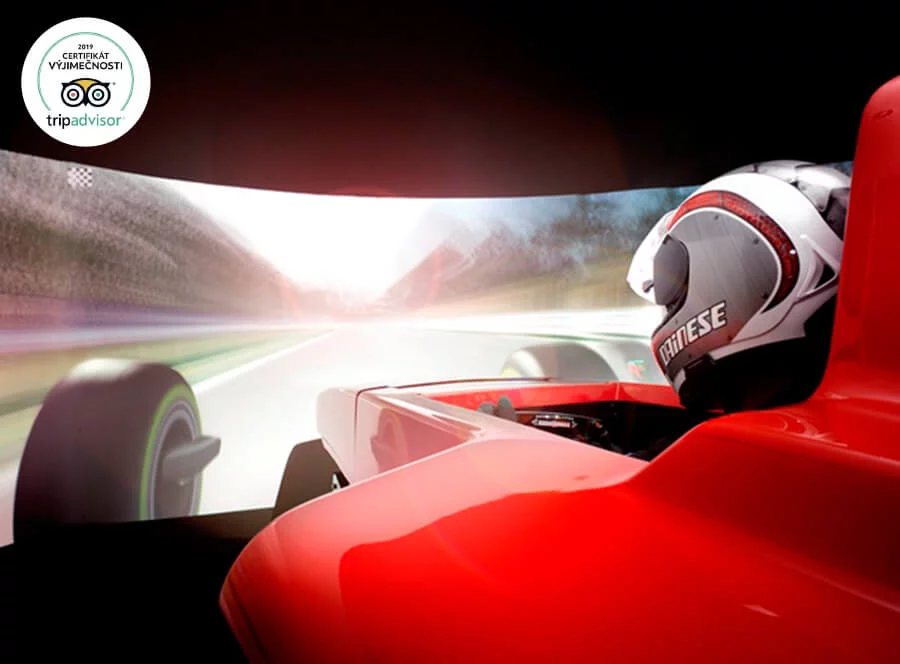 Simulátor Formule 1 - pro dva  Simulátor Formule 1 - pro dva