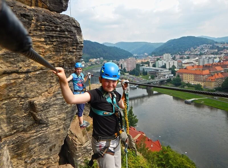 Via Ferrata v Děčíně s průvodcem