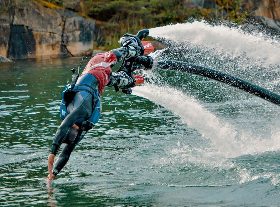 Flyboarding u Prahy