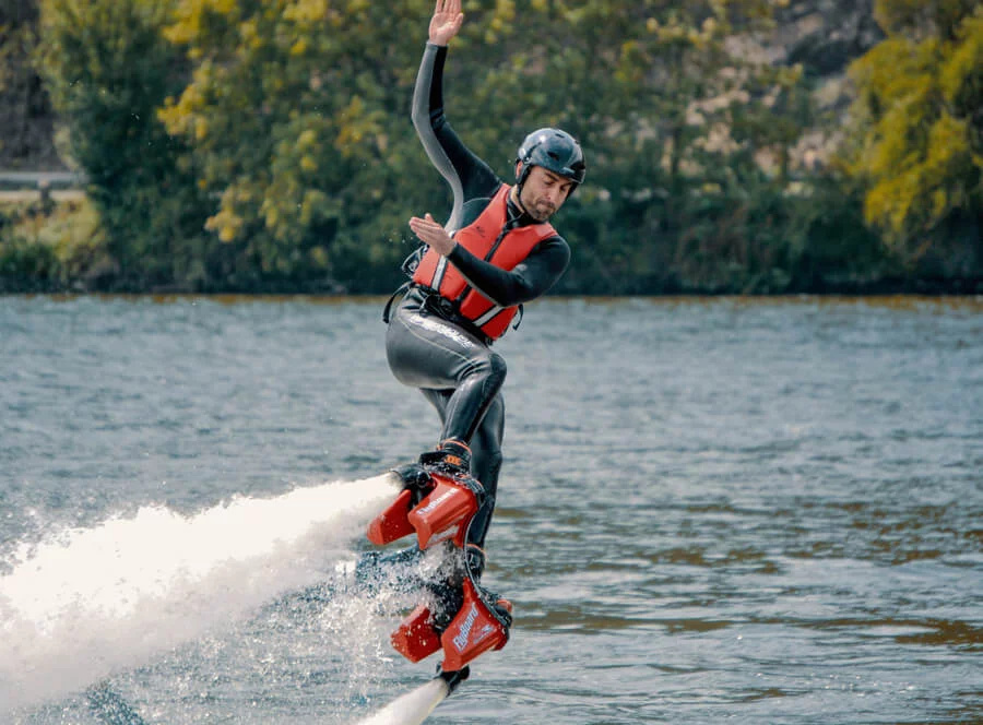 Flyboarding u Prahy