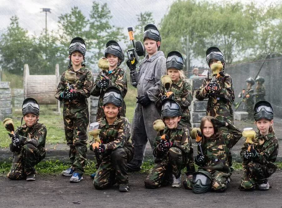 Junior Paintball pro šest hráčů