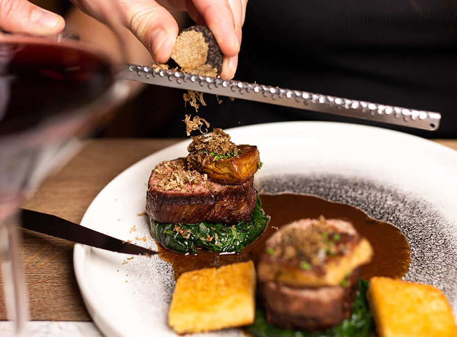 Degustační menu s víny v restauraci Amano
