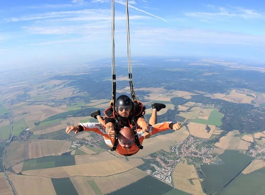 Tandemový seskok + video/foto