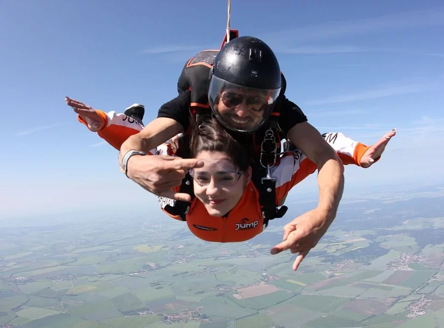 Tandemový seskok + video/foto