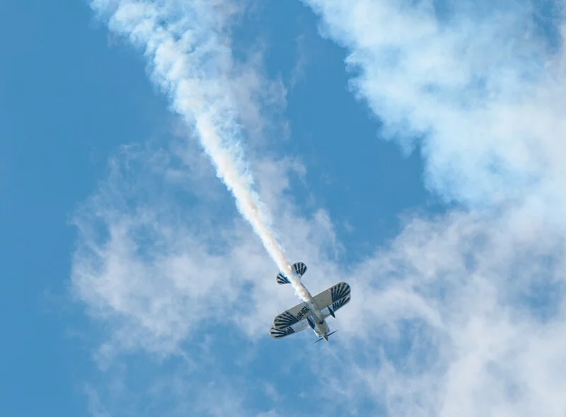 Akrobatický let v závoďáku Eagle